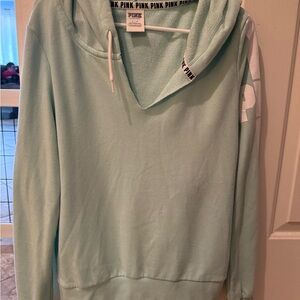 Victoria's Secret Light Green V-Neck Sweater